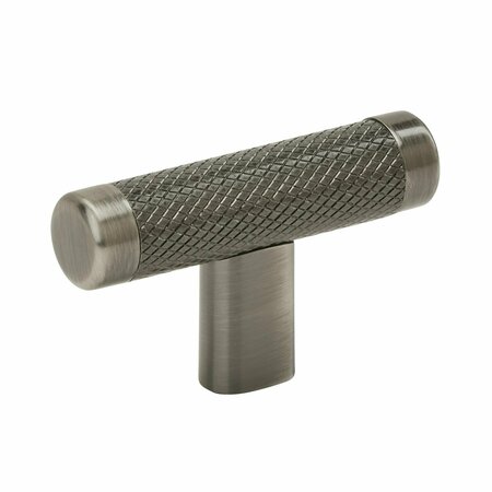 AMEROCK Bronx 2-5/8 in 67 mm Length Gunmetal Cabinet Knob BP36556GM